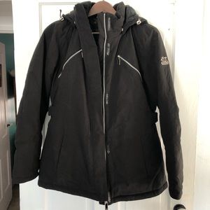 Zeroxposur Black Winter Jacket Size Medium